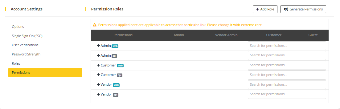 User tab of User exporting