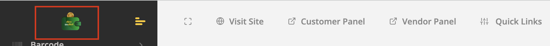 User tab of User exporting