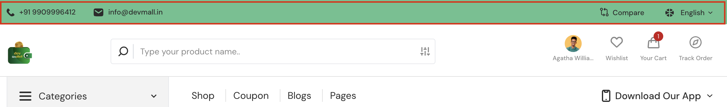 User tab of User exporting