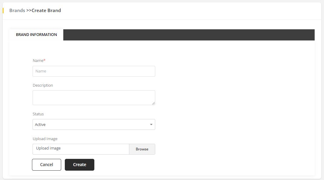 User tab of User exporting