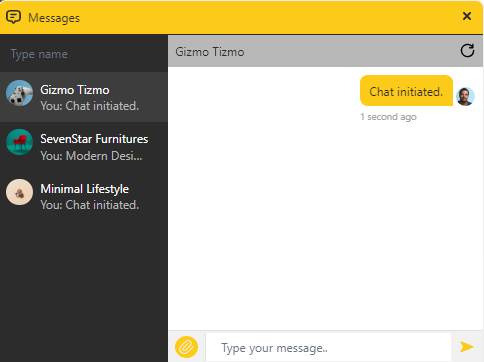 User tab of User exporting