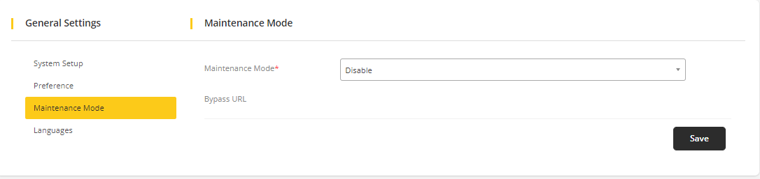 User tab of User exporting