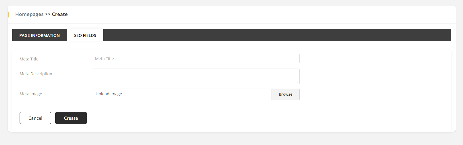 User tab of User exporting