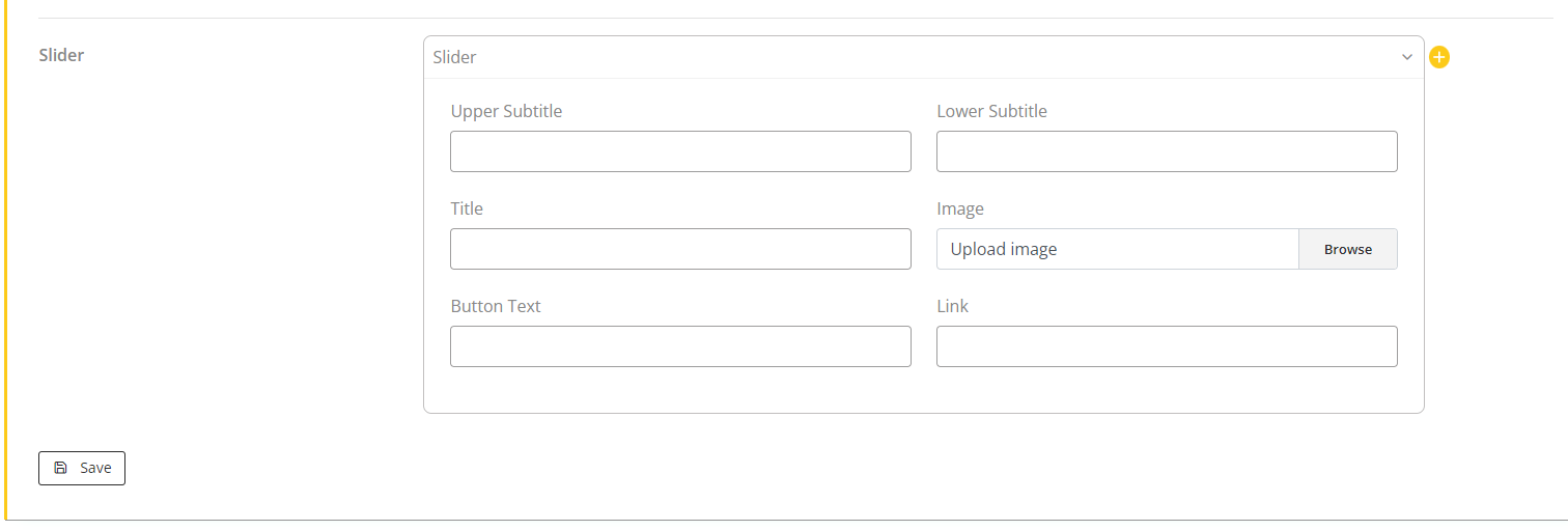 User tab of User exporting