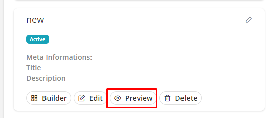 User tab of User exporting