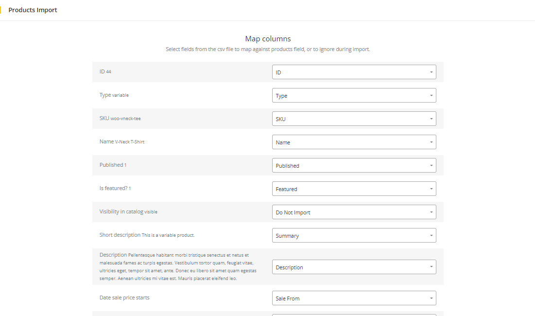 User tab of User exporting