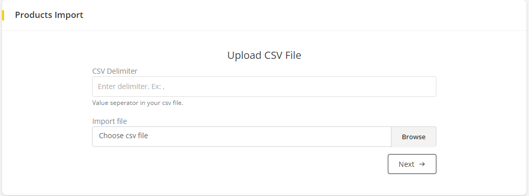 User tab of User exporting