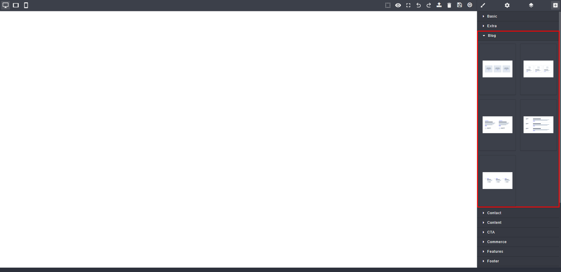 User tab of User exporting