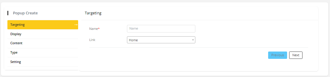 User tab of User exporting