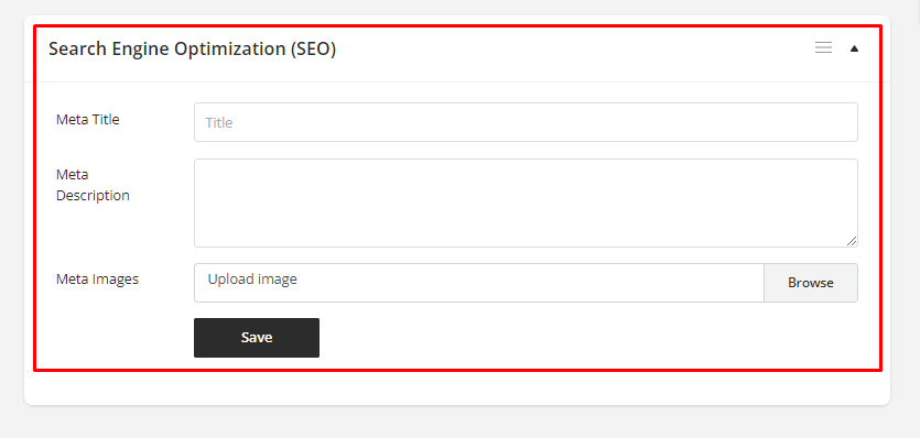 User tab of User exporting