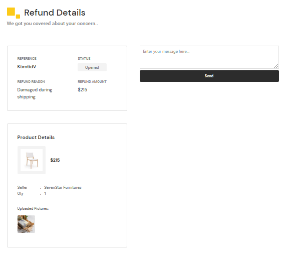 User tab of User exporting