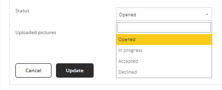 User tab of User exporting