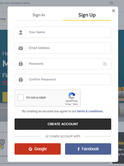 User tab of User exporting
