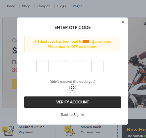 User tab of User exporting