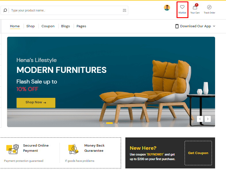 User tab of User exporting